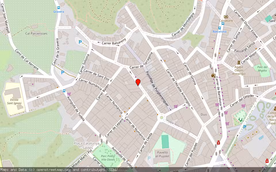 Mapa de Subasta Inmueble (Vivienda) en Manresa, Barcelona