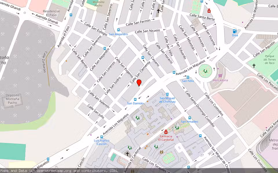Mapa de Subasta Inmueble (Vivienda) en San Cristóbal De La Laguna, Santa Cruz de Tenerife
