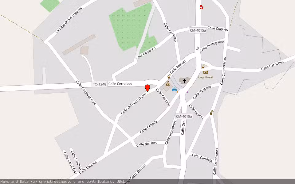 Mapa de Subasta Inmueble (Vivienda) en Domingo Perez, Toledo