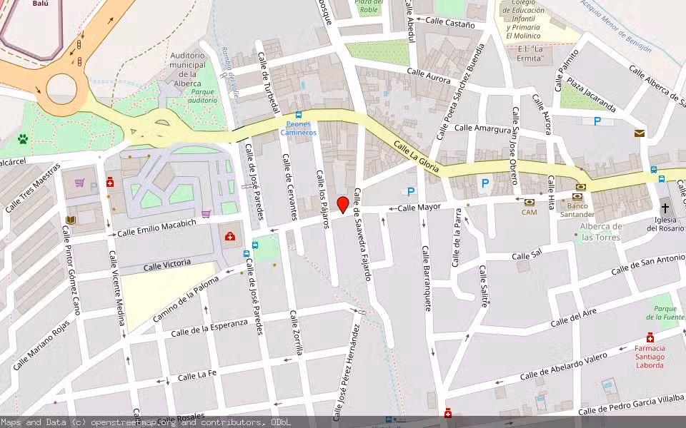 Mapa de Subasta Inmueble (Vivienda) en Murcia