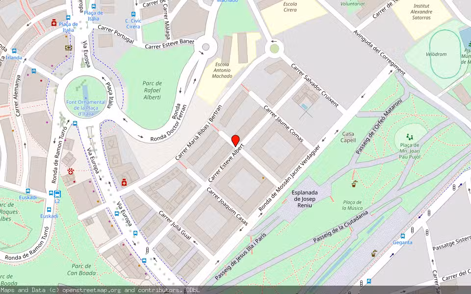 Mapa de Subasta Inmueble (Local comercial) en Mataro, Barcelona
