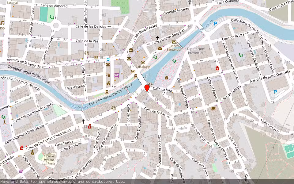 Mapa de Subasta Inmueble (Local comercial) en Rojales, Alicante/Alacant