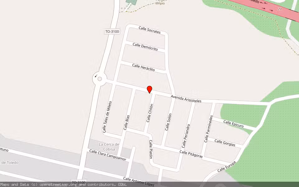 Mapa de Subasta Inmueble (Solar) en Cobisa, Toledo