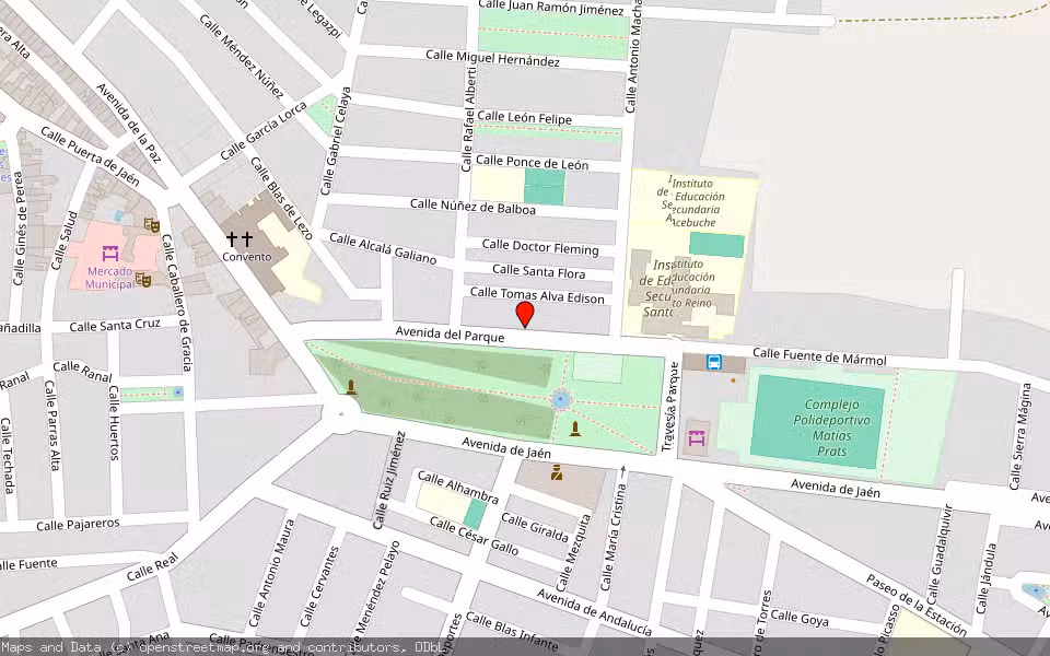 Mapa de Subasta Inmueble (Vivienda) en Torredonjimenor, Jaén