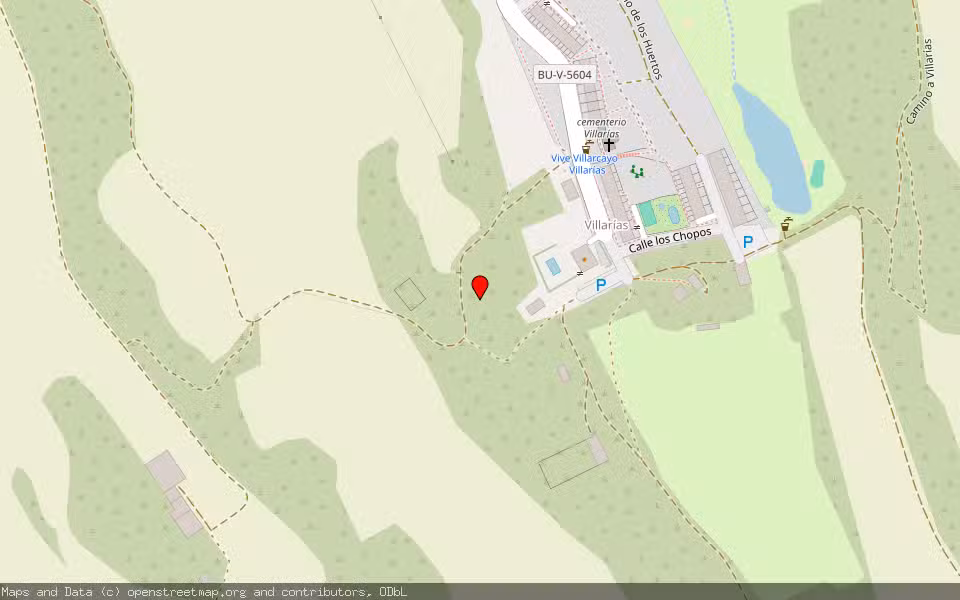 Mapa de Subasta Inmueble (Solar) en Villarias, Burgos
