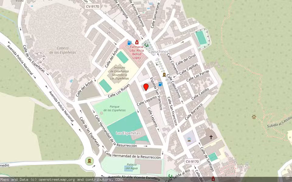 Mapa de Subasta Inmueble (Vivienda) en Orihuela, Alicante/Alacant