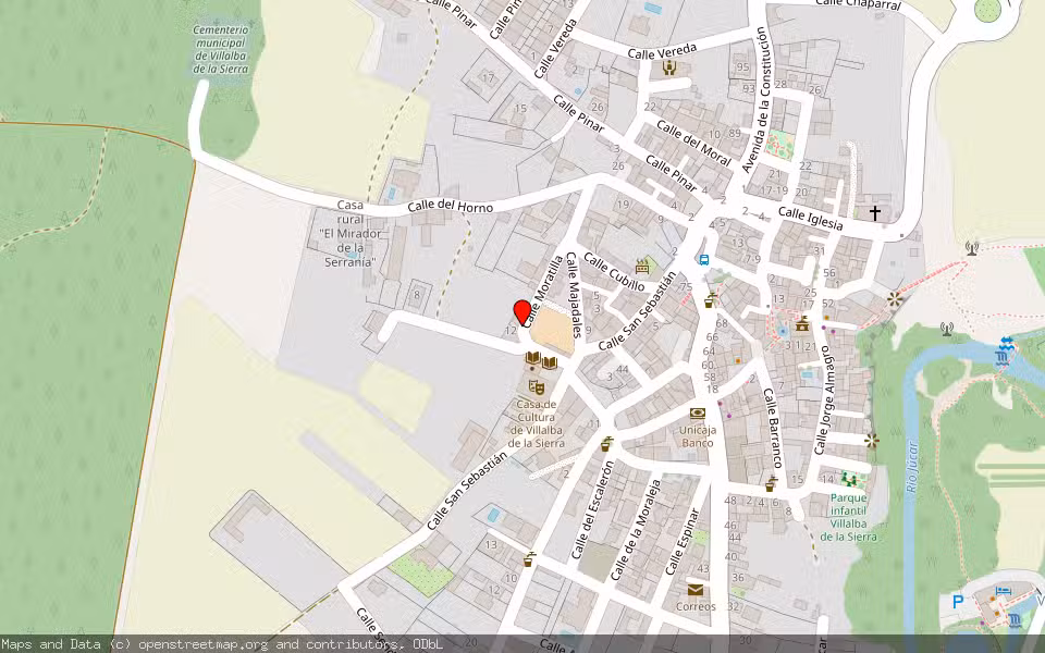 Mapa de Subasta Inmueble (Solar) en Villalba De La Sierra, Cuenca