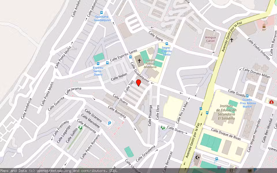 Mapa de Subasta Inmueble (Vivienda) en Algeciras, Cádiz