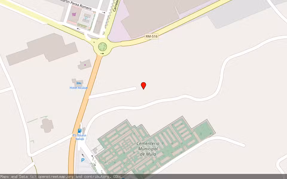 Mapa de Subasta Inmueble (Finca rústica) en Mula, Murcia