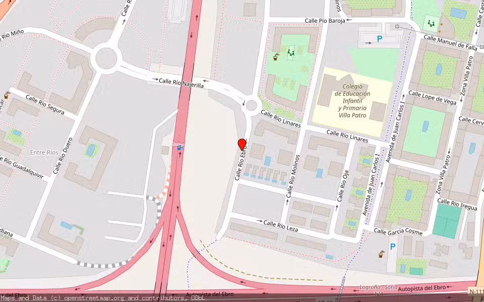 Mapa de Subasta Inmueble (Trastero) en Lardero, La Rioja