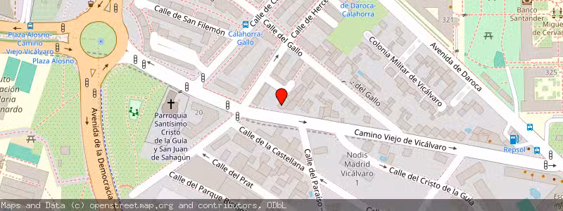 Mapa de Subasta de Inmueble (Vivienda) en Madrid, Madrid 