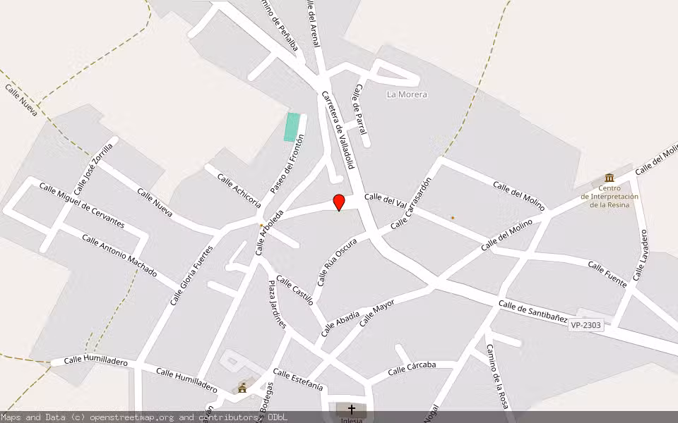 Mapa de Subasta Inmueble (Vivienda) en Traspinedo, Valladolid