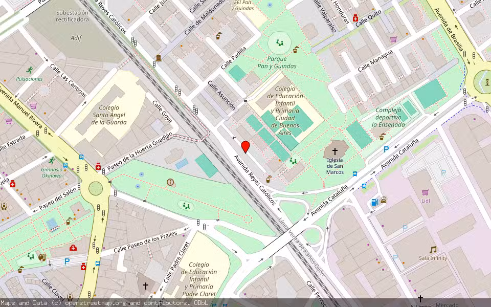 Mapa de Subasta Inmueble (Vivienda) en Palencia