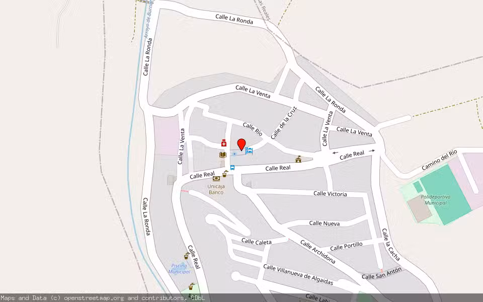 Mapa de Subasta Inmueble (Local comercial) en Cuevas Bajas, Málaga