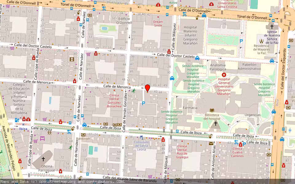 Mapa de Subasta Inmueble (Vivienda) en Madrid