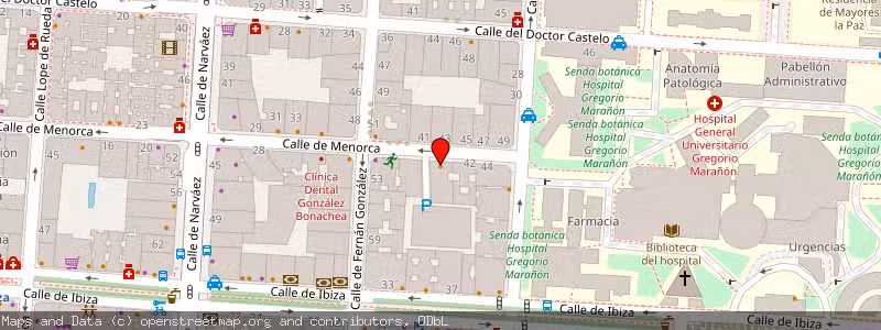 Mapa de Subasta de Inmueble (Vivienda) en Madrid, Madrid 