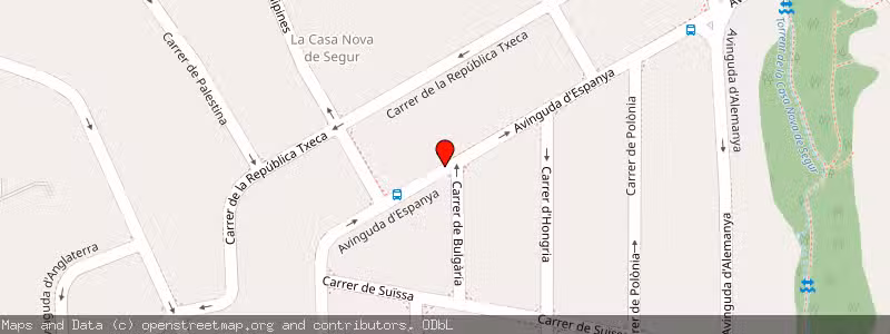 Mapa de Subasta de Inmueble (Vivienda) en Segur De Calafell, Tarragona 