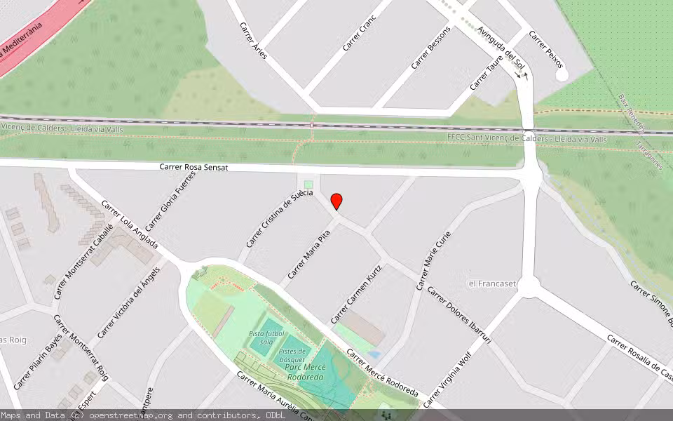 Mapa de Subasta Inmueble (Solar) en Roda De Berà, Tarragona