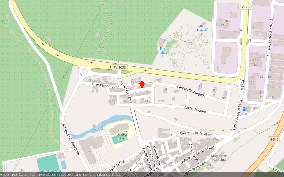 Mapa de Subasta Inmueble (Otros) en El Perello, Tarragona