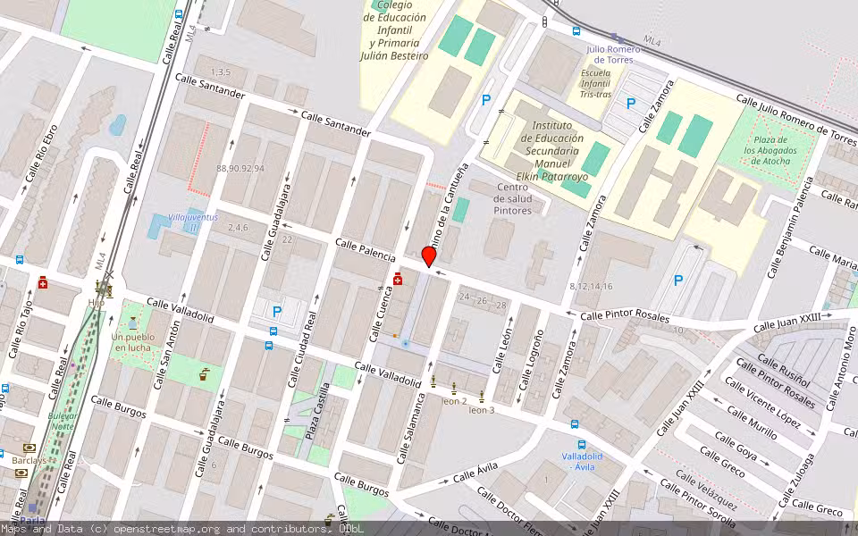 Mapa de Subasta Inmueble (Vivienda) en Parla, Madrid