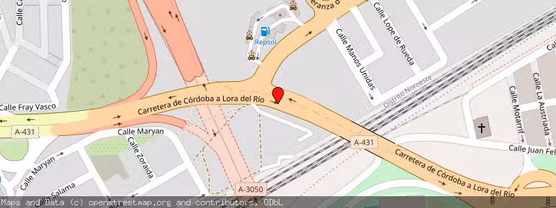 Mapa de Subasta de Inmueble (Local comercial) en Cordoba, Córdoba 
