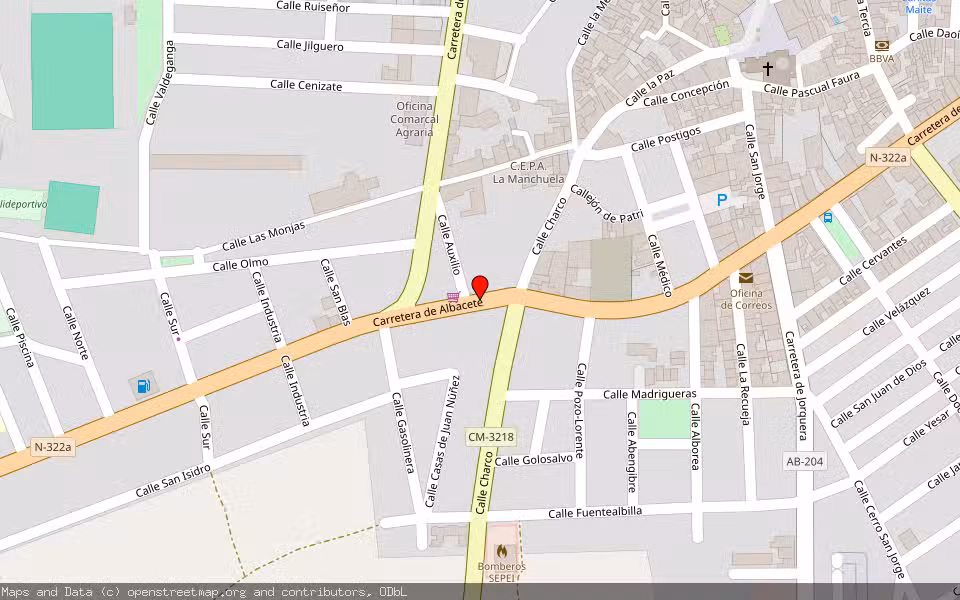Mapa de Subasta Inmueble (Otros) en Casas Ibañez, Albacete