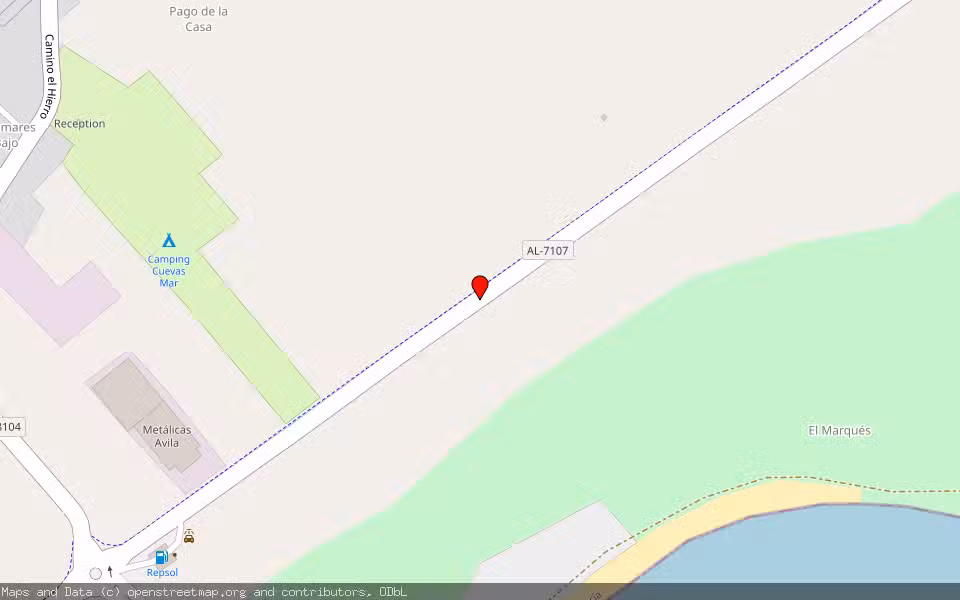 Mapa de Subasta Inmueble (Garaje) en Cuevas Del Almanzora, Almería