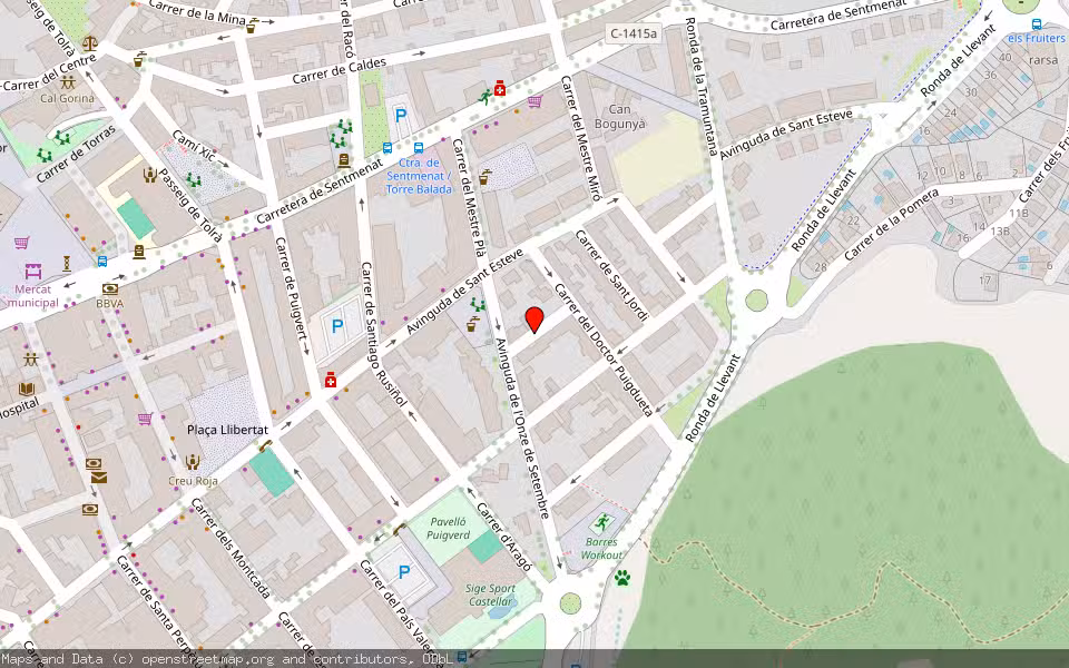 Mapa de Subasta Inmueble (Vivienda) en Castellar Del Vallès, Barcelona