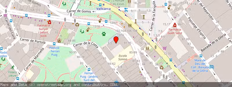 Mapa de Subasta de Inmueble (Local comercial) en Barcelona, Barcelona 