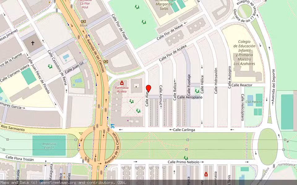 Mapa de Subasta Inmueble (Vivienda) en Sevilla