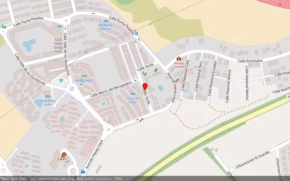 Mapa de Subasta Inmueble (Vivienda) en Pájara, Las Palmas