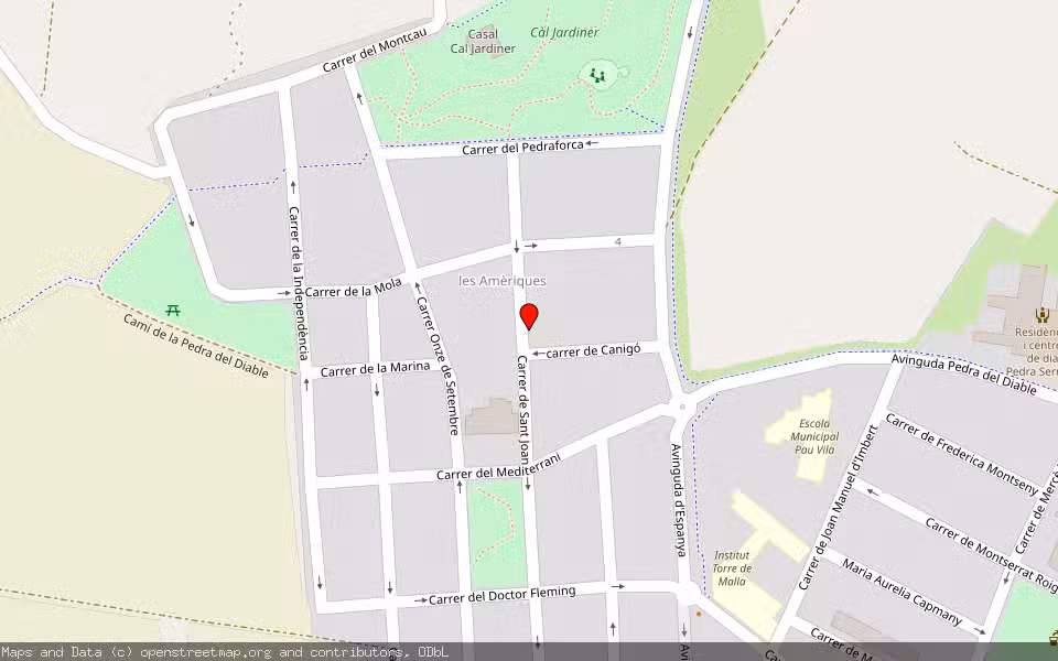 Mapa de Subasta Inmueble (Vivienda) en Parets Del Vallès, Barcelona