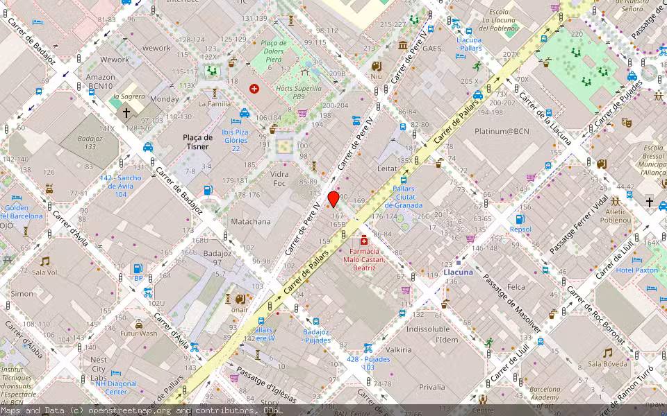 Mapa de Subasta Inmueble (Vivienda) en Barcelona