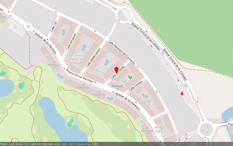 Mapa de Subasta Inmueble (Vivienda) en Alhama De Murcia, Murcia