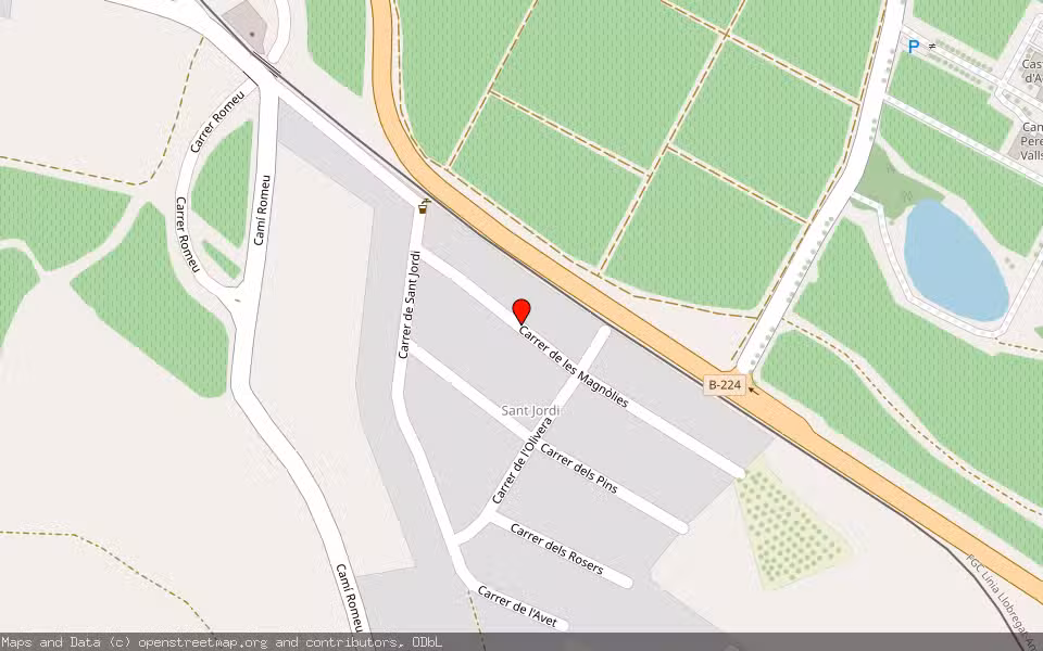 Mapa de Subasta Inmueble (Vivienda) en Piera, Barcelona