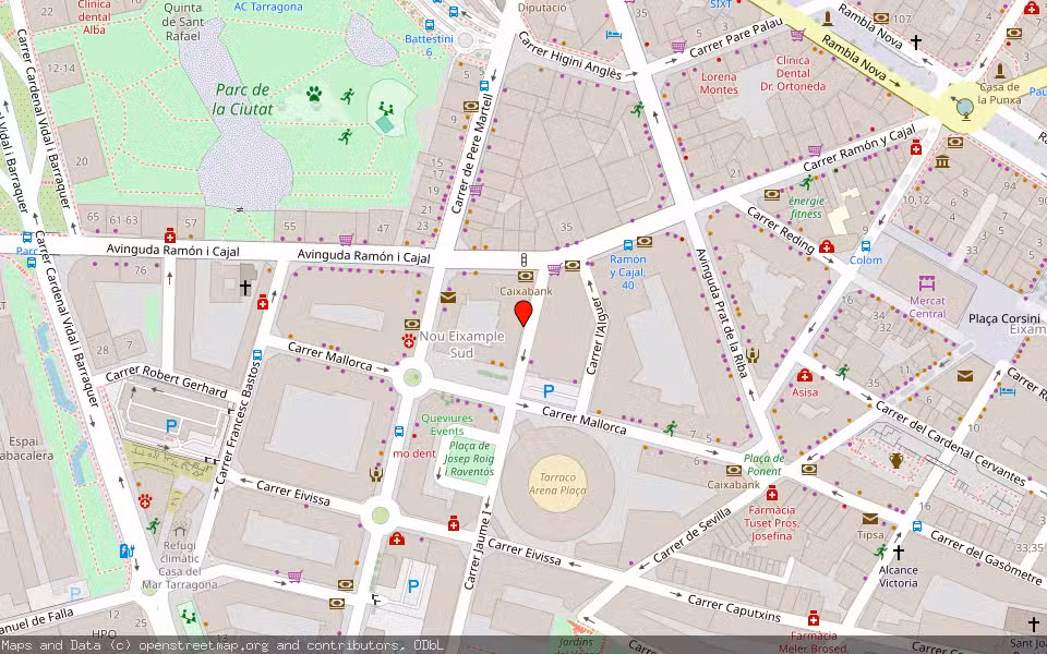 Mapa de Subasta Inmueble (Otros) en Tarragona