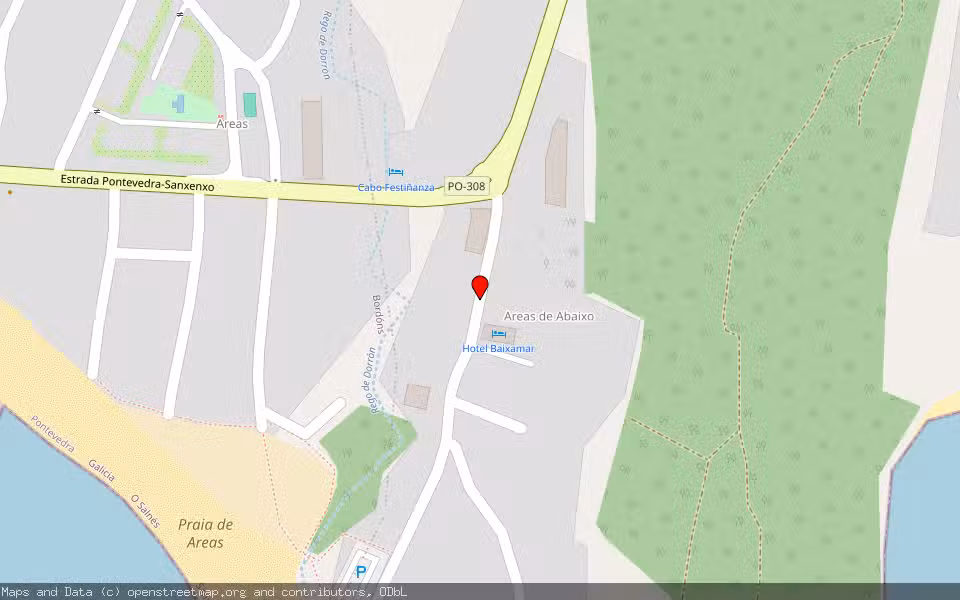 Mapa de Subasta Inmueble (Solar) en Sanxenxo, Pontevedra