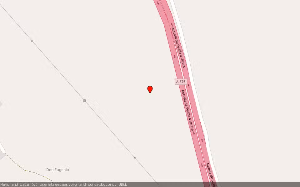 Mapa de Subasta Inmueble (Finca rústica) en Utrera, Sevilla