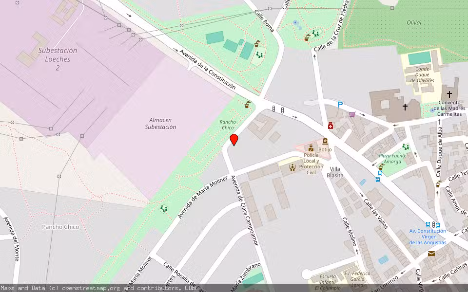 Mapa de Subasta Inmueble (Garaje) en Loeches, Madrid