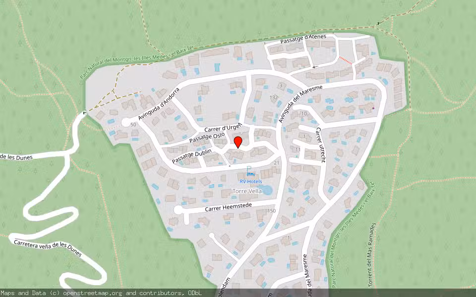 Mapa de Subasta Inmueble (Vivienda) en Torroella De Montgri, Girona