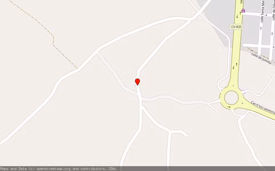 Mapa de Subasta Inmueble (Vivienda) en Novelda, Alicante/Alacant