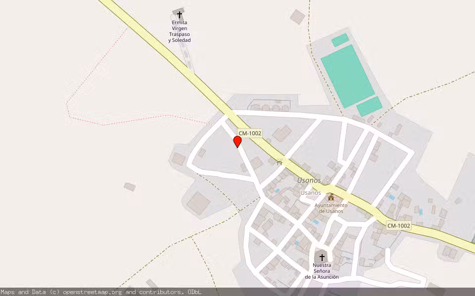 Mapa de Subasta Inmueble (Vivienda) en Hontoba, Guadalajara