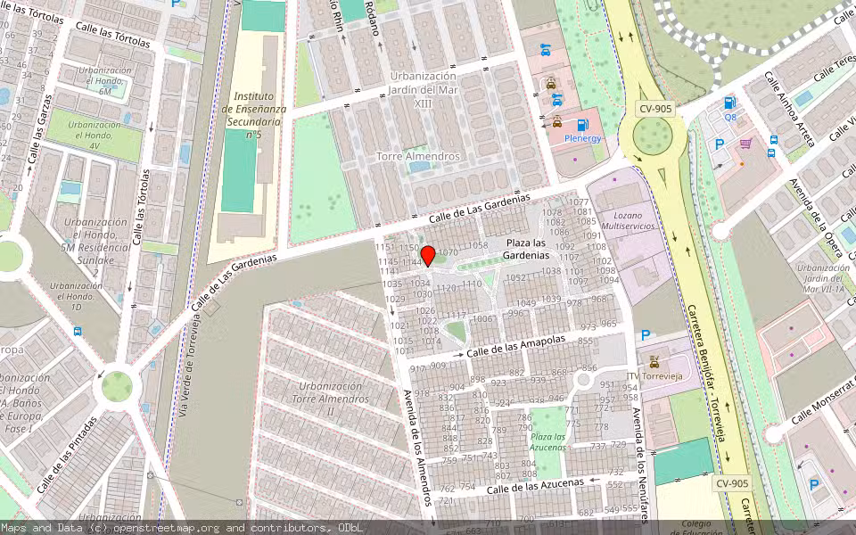 Mapa de Subasta Inmueble (Vivienda) en Torrevieja, Alicante/Alacant