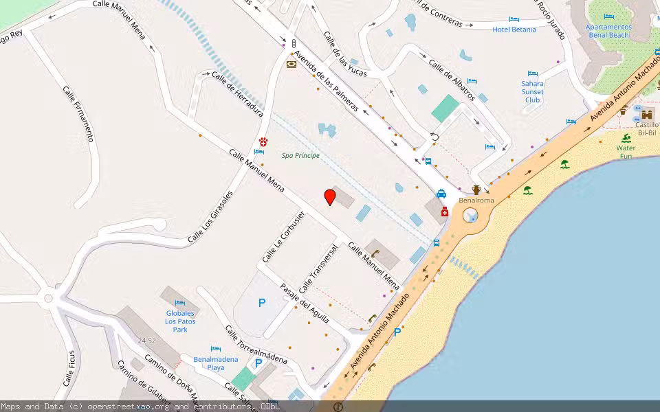 Mapa de Subasta Inmueble (Vivienda) en Benalmádena, Málaga