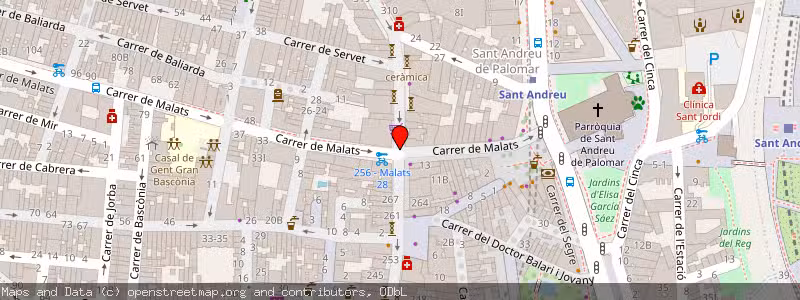 Mapa de Subasta de Inmueble (Vivienda) en Barcelona, Barcelona 
