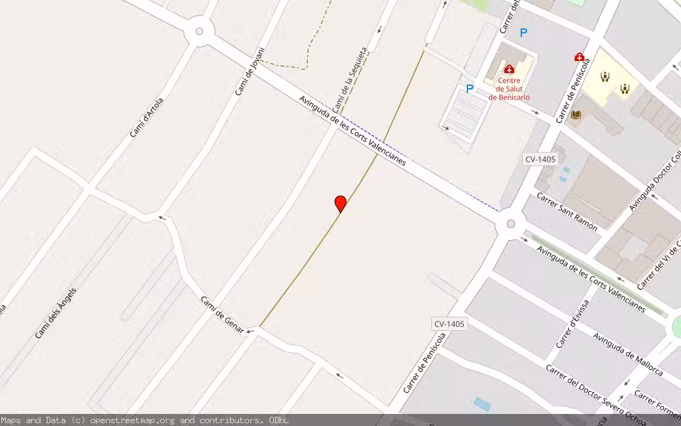 Mapa de Subasta Inmueble (Finca rústica) en Benicarlo, Castellón/Castelló