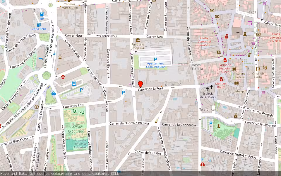Mapa de Subasta Inmueble (Vivienda) en Palafrugell, Girona