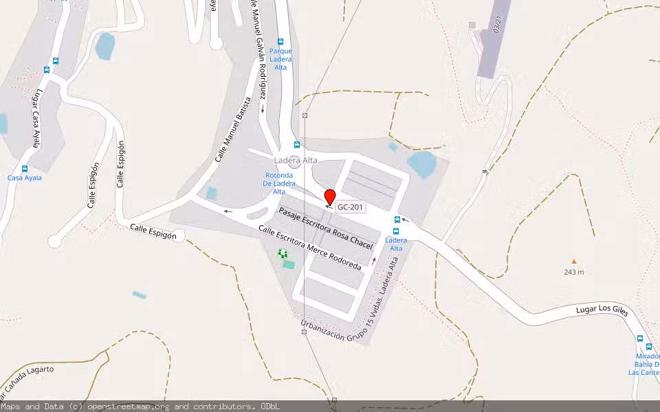 Mapa de Subasta Inmueble (Solar) en Hellin, Albacete