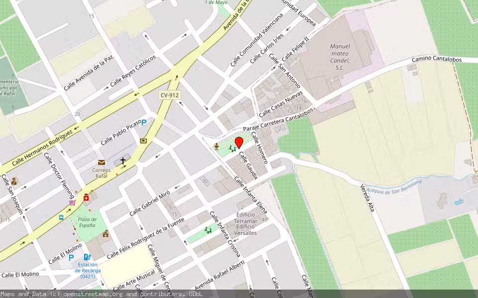 Mapa de Subasta Inmueble (Vivienda) en Rafal, Alicante/Alacant