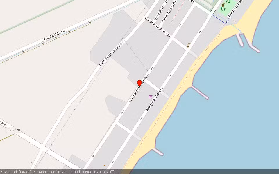 Mapa de Subasta Inmueble (Vivienda) en Nules, Castellón/Castelló